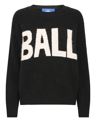 BaStacy Rib Logo Pullover Strik 